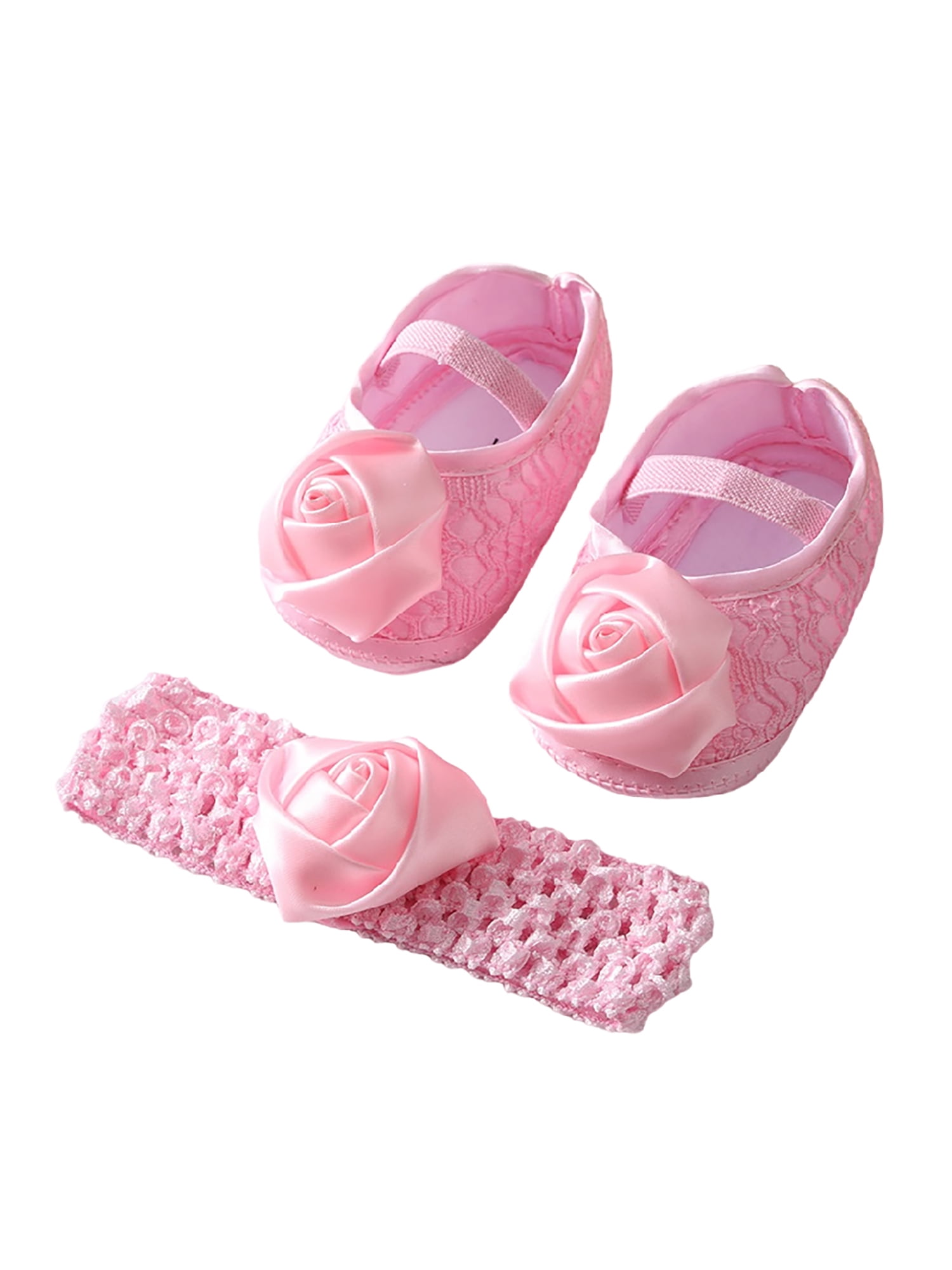 Woobling Newborn Crib Shoes Soft Sole Mary Jane Flats Prewalker