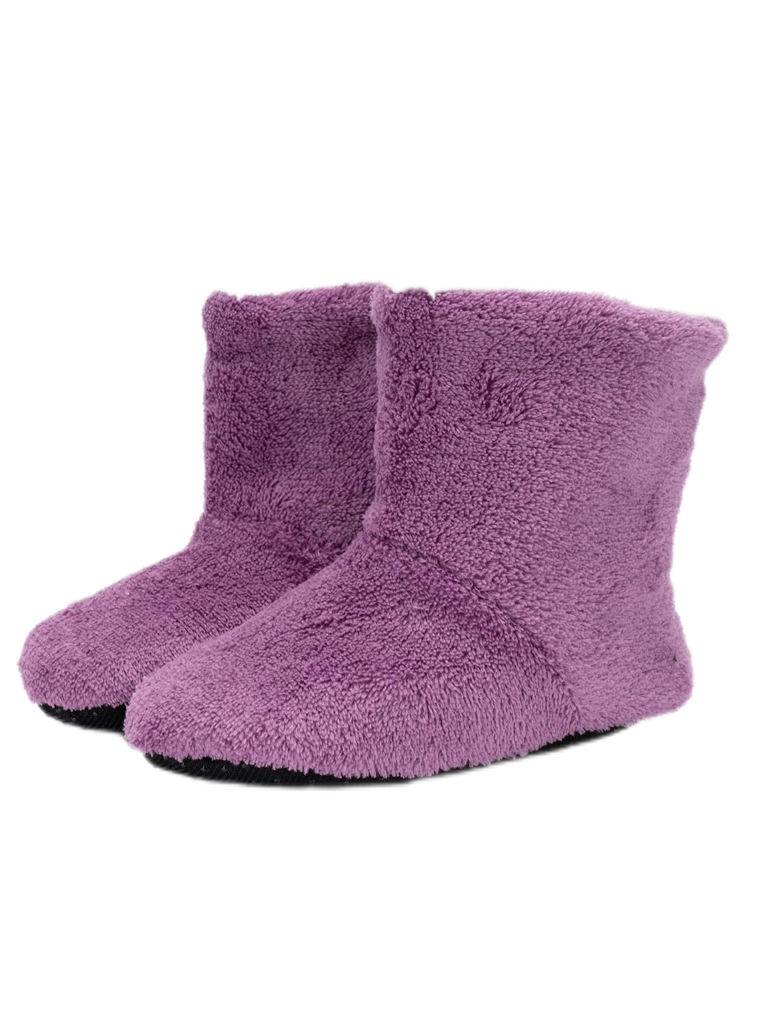 Woobling Unisex Warm Plush Slipper Boots Cozy Wool Indoor Outdoor Home Shoes Walmart