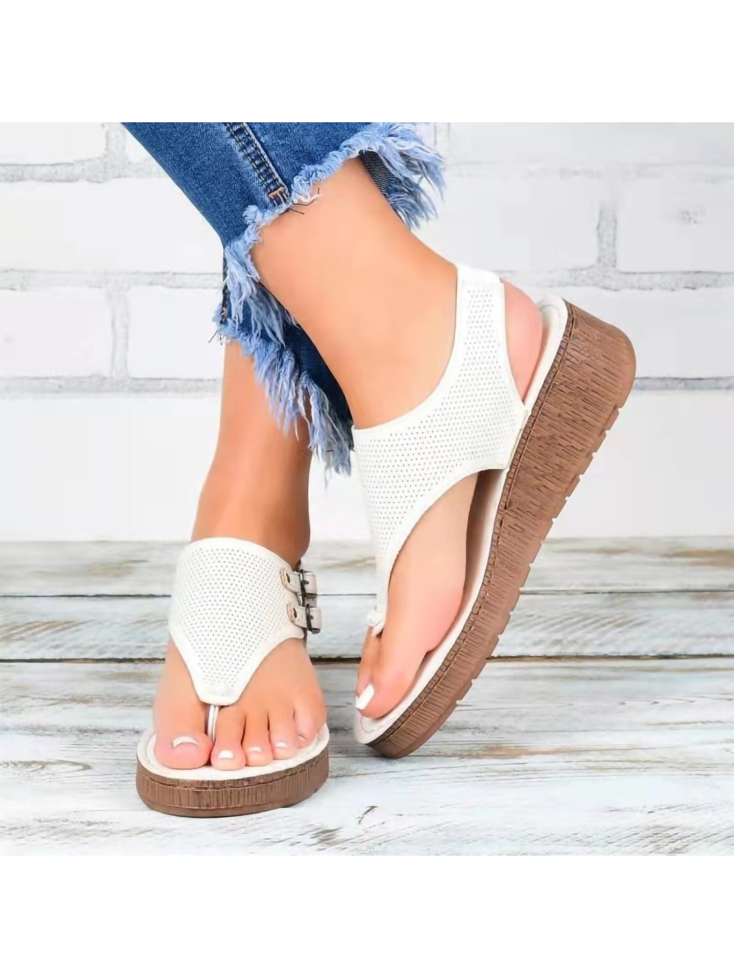Ladies low shop wedge shoes