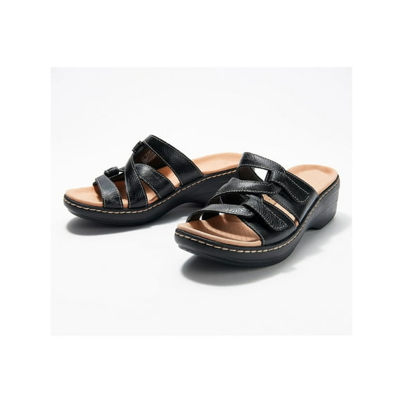 Woobling Women Orthopedic Sandals Comfy Open Toe Mules Summer Slippers Flat Shoes