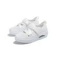 thumbnail image 1 of Woobling Women's Elderly Casual Comfort Walking Shoe Safety Flats Non-Slip Hook & Loop Sneakers Size 4.5-9, 1 of 4