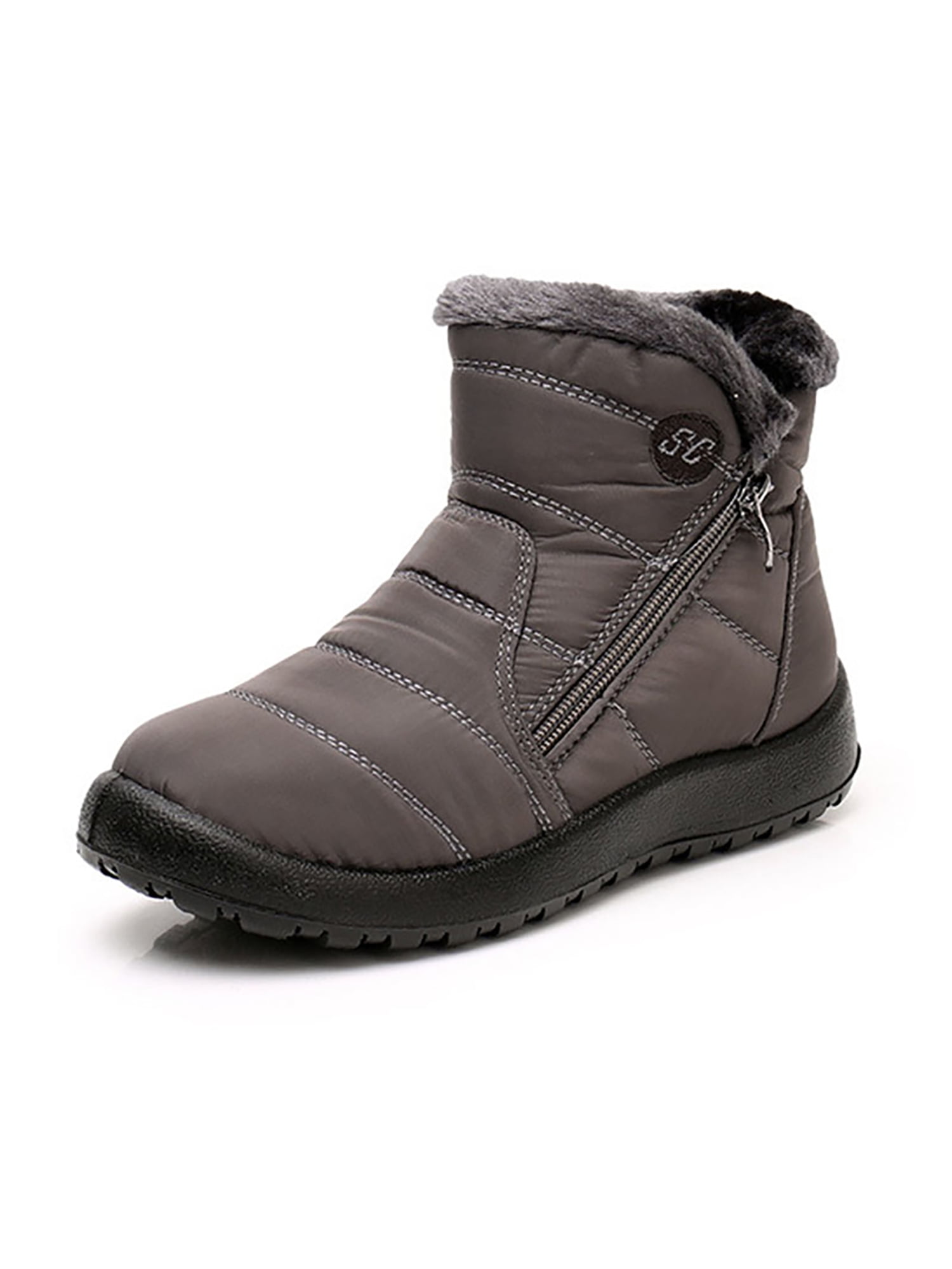 Fuzzy ankle boots 2025