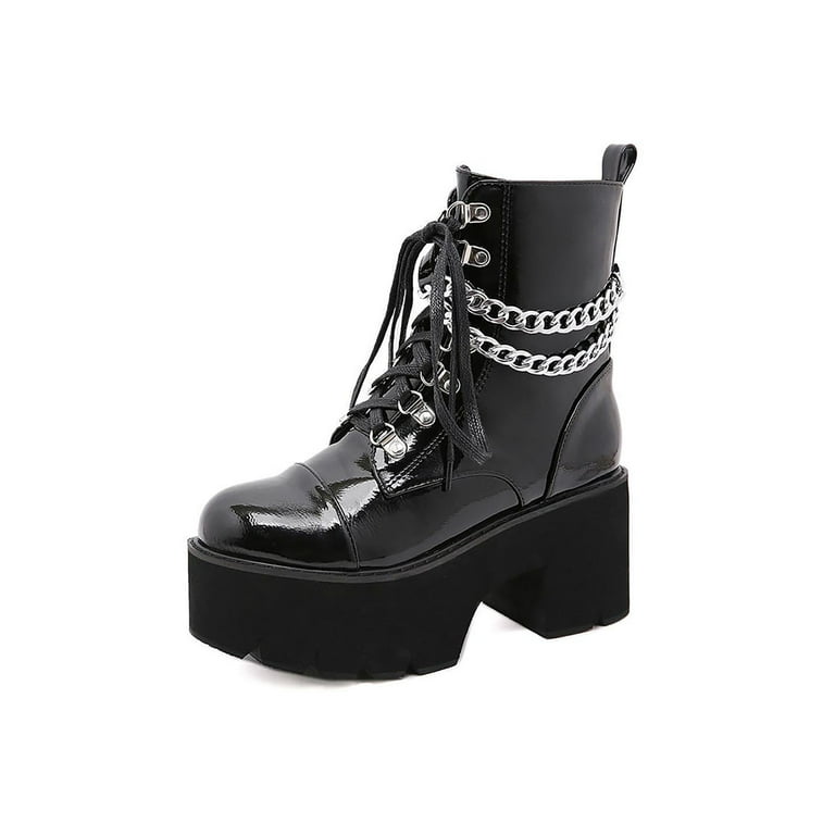 Punk combat deals boots
