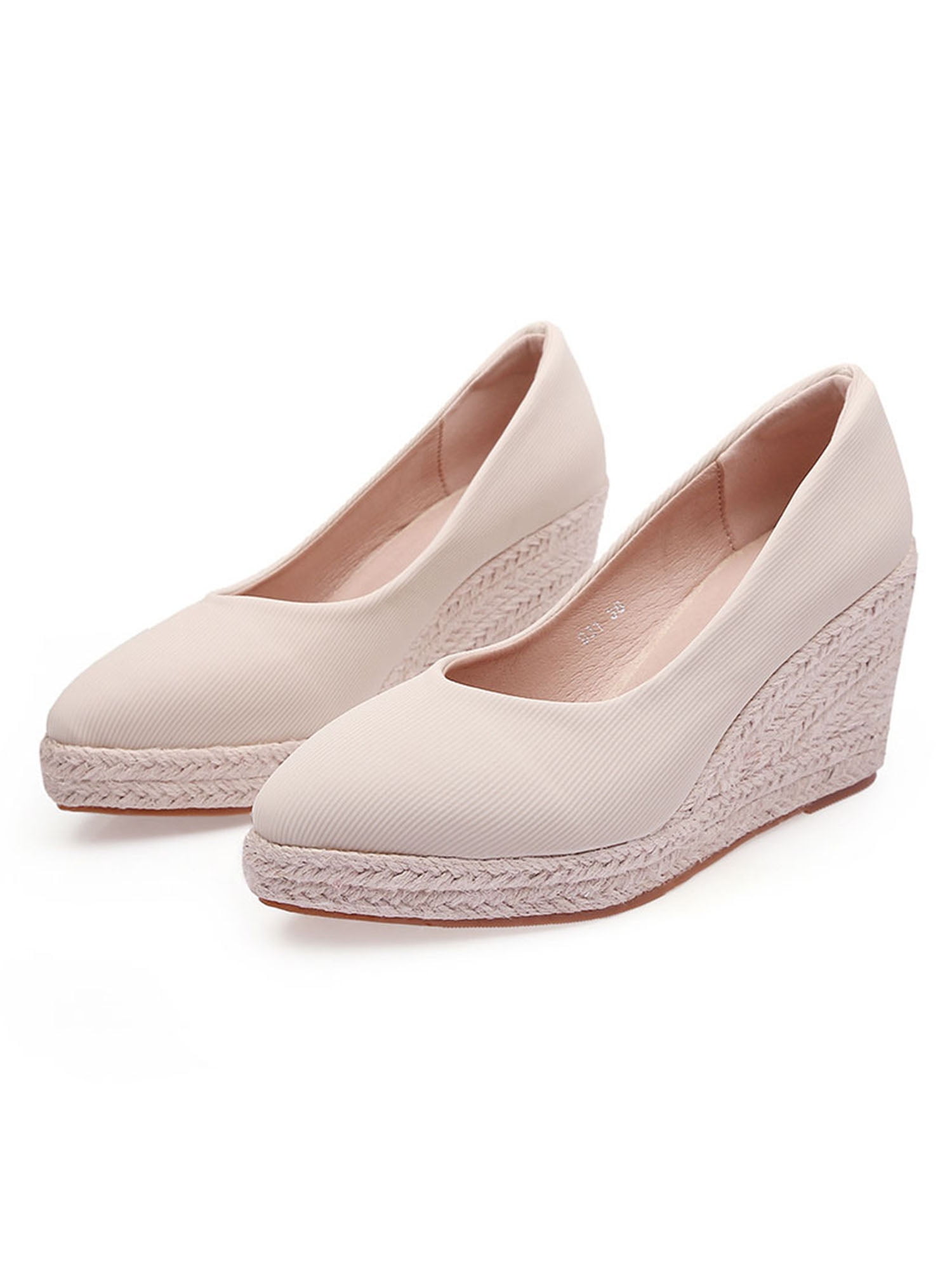 Bellissimo Ivonne Ladies Shoes Work Shoe Slip On Elastic Super Light Wedge  | Shoes On The Go