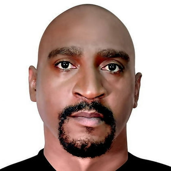 Woochie Complete Bald Cap Kit - Dark Brown with Sponge, Spirit Gum, Makeup Remover, and Brush