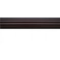 Wood 1 3/8 Inch Fluted Wood Poles Mahogany 4 Ft