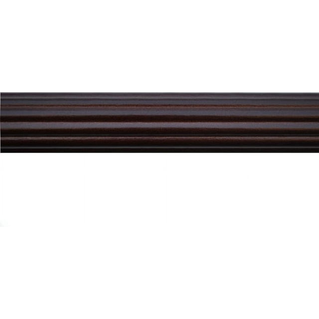 Wood 1 3/8 Inch Fluted Wood Poles Mahogany 4 Ft