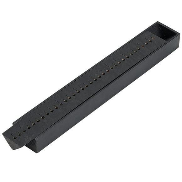 Wood 1 set Wood Bookbinding Punching Cradle with Piercing Guide Bookbinding Supplies for Book Lover Black 223x30x20mm
