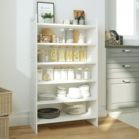 Wood 3 Tier Storage Rack White
