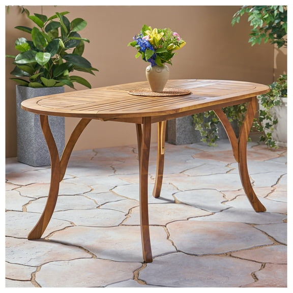 Wood 70" Dining Table