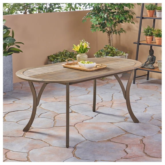 Wood 70" Dining Table