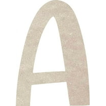 Wood Alphabet A-Z, Unfinished 2'' Tall Icebold A, Kid's Craft