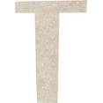 thumbnail image 1 of Wood Alphabet A-Z, Unfinished 2'' Tall Icebold T, Kid's Craft, 1 of 5