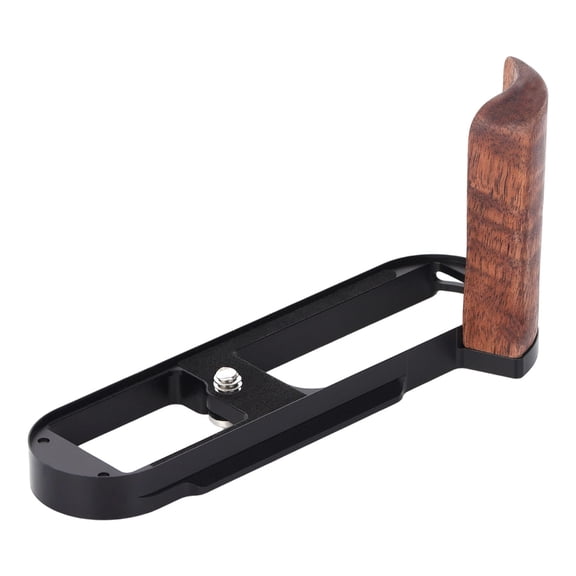 Wood And Metal Camera Handle For Enhanced Comfort And Secure Mounting