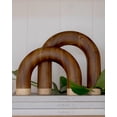 thumbnail image 1 of Wood Arch Decorative Objects Modern Home Decor Accents, 1 of 9
