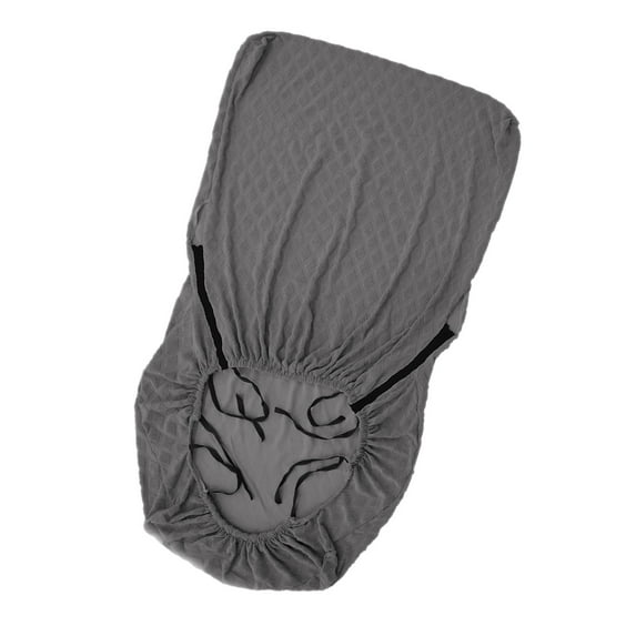 Wood Arm Chair Cover Elastic Chair Cover Waterproof Comfortable Feel Simple Design Made Of Polyester Spandex Jacquard Fabric Easily Install Grey