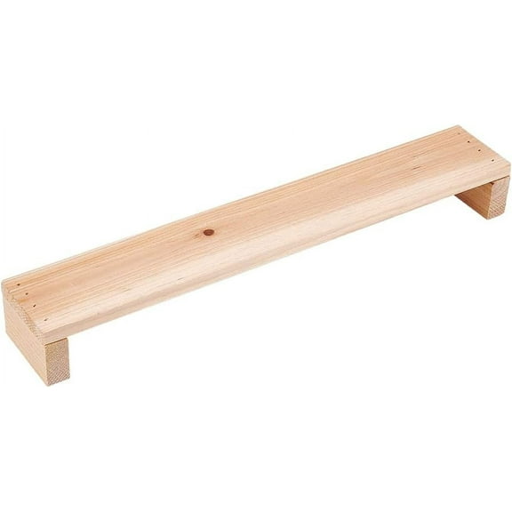 Wood Artist Leaning Bridge Hand and Wrist Leaning Bridge Hand Drawing Stand Wrist Rest Wood Bridge Tool for DIY Ceramic Clay Tools White 35x6x4.5cm for DIY Antique White