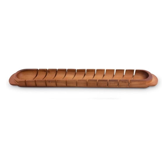 Wood Avignon Baguette Slotted Cutting Mitered Bread Board by 26.5 inch Long
