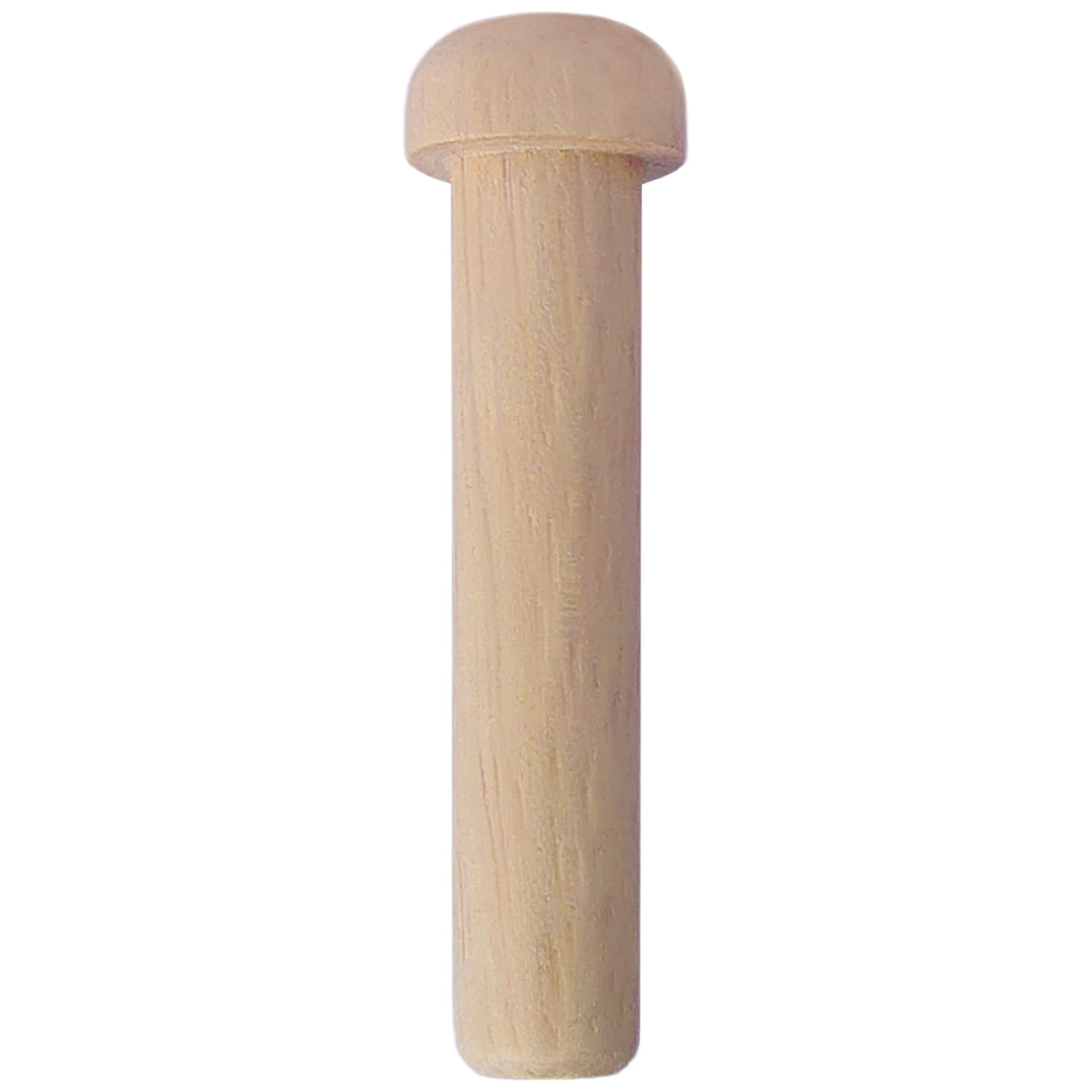 Wood Axle Pegs, 113/16inch EC36 Fits 3/8inch Hole Pack of 100 Mini