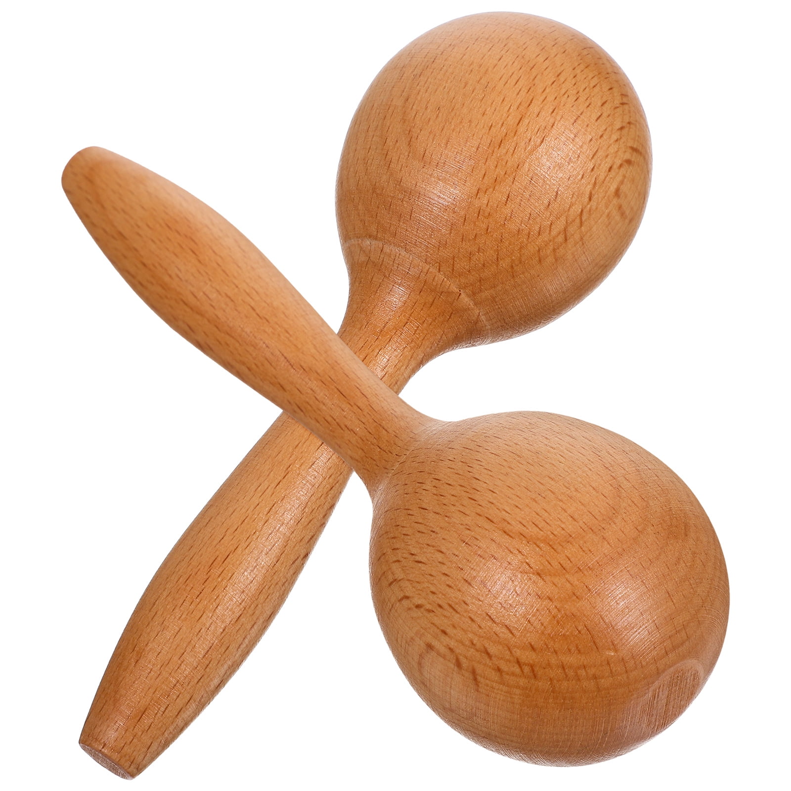 Wood Baby Toys Wooden Maraca Maracas for Adults Fiesta Toddler Chew