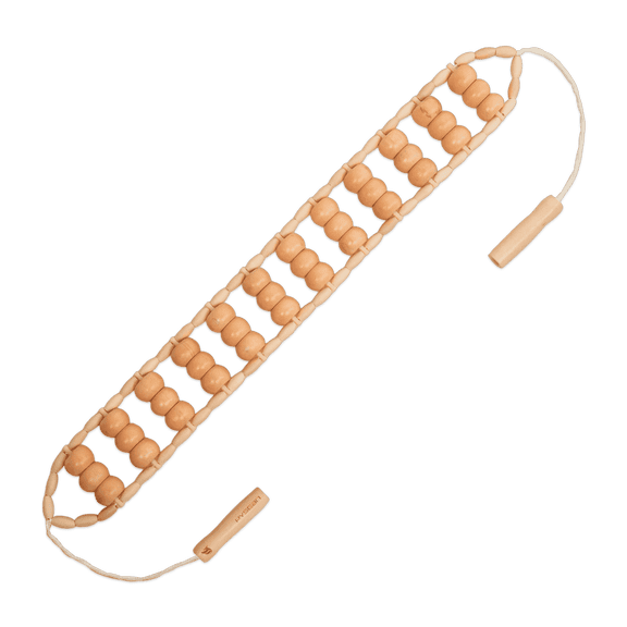 Wood Back Roller Massager,Wood Therapy Massage Tools, Lymphatic Anti Cellulite Muscle Recovery Massage Roller Rope Tool