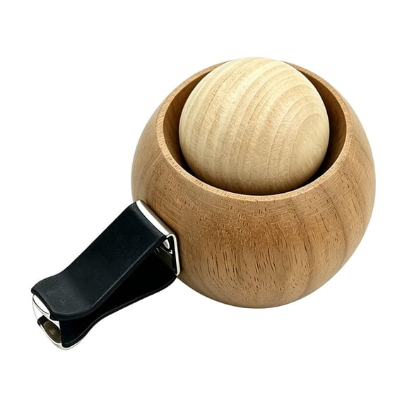 Wood Ball Car Oil Diffuser, Car Dashboard Air Vent Clips, Vintage Design Automotive Interior Decoration Accessories, for Vehicle Office Home