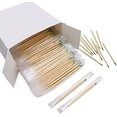 thumbnail image 1 of Wood Bamboo Mint Individually Cello Wrapped Toothpicks 2.5 Inch Pack 1000,High Class Food Picks with Flavor,Bamboo Mint Toothpicks for Appetizers,Cocktails,Fruits,Olive,BBQ Picks., 1 of 6