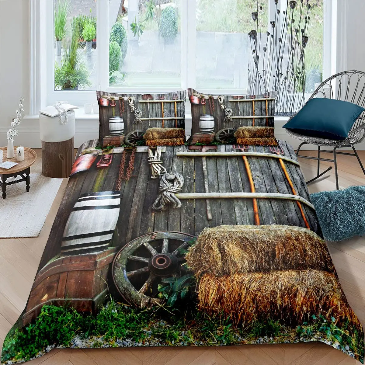 Rustic Ride Duvet Cover Set NCU0NNT543