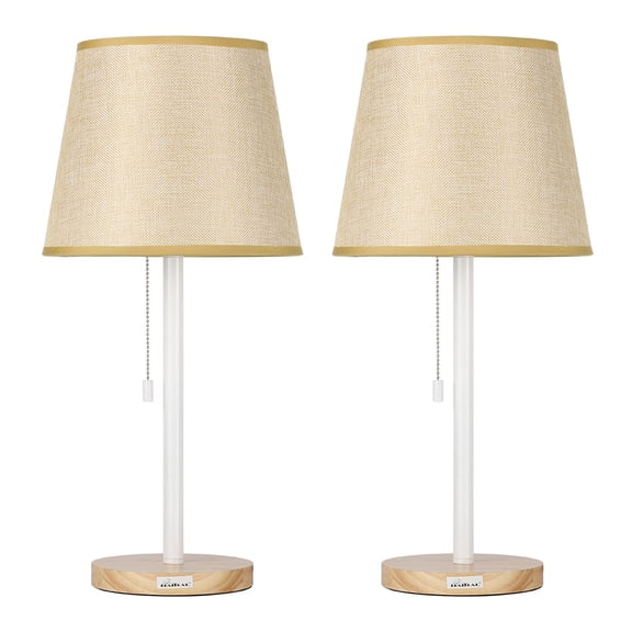 Wood-Based Desk Light in White