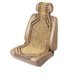 thumbnail image 1 of Wood Beaded Comfort Seat Cushion - Tan, 1 of 1