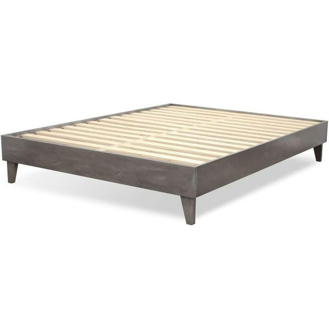 Wood Bed Frame Made with 100 New Zealand Pine Solid Mattress