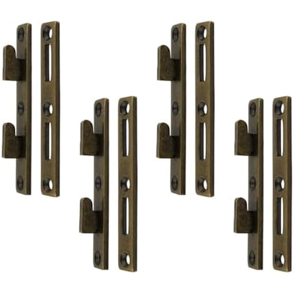 Wood Bed Rail Connecting Fittings - 4.2 Inch Bed Hooks for Wood Rails ,Set of 4$$Home Decor, Kitchen, & Other