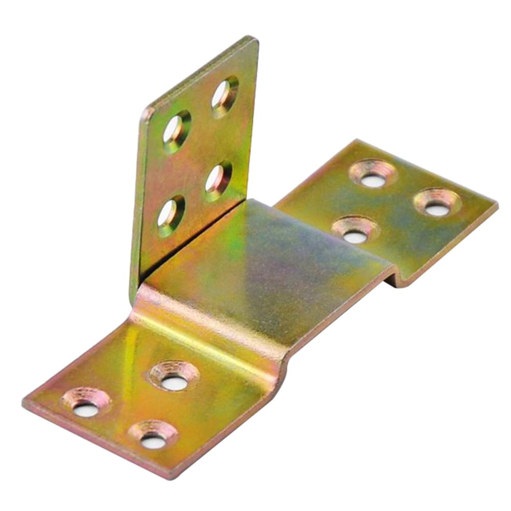 Wood Bed Rail Metal Bracket Fastener Fitting Furniture Connector Color