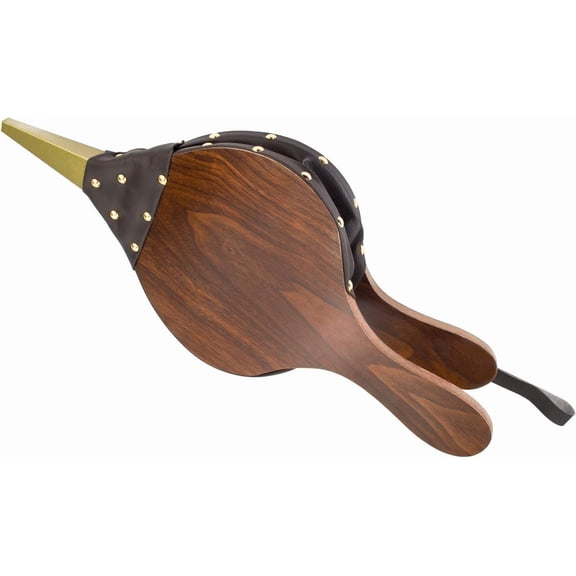 Wood Bellows, Fireplace Bellows 15.5 Inch X 7 Inch Air Bellow Fireplace Blowe...