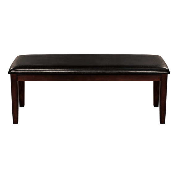 Wood Bench for Dining Room / Cherry Finish Look / 300lbs Capacity
