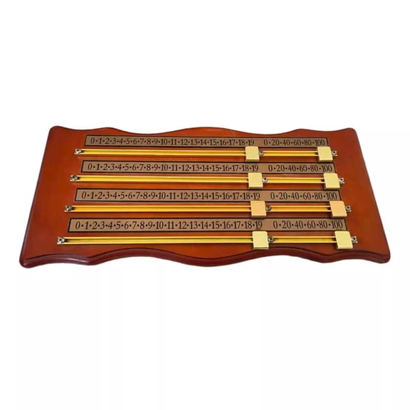 Wood Billiard Score Board Counters Referee Scores Keeper Shuffleboard Scoreboard Snooker Game Counters Easy to Use