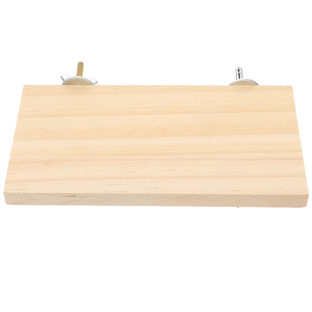 Wood Bird Perch Platform Bird Parrot Perch Platform Wooden Cockatiel