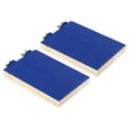 thumbnail image 1 of Wood Bird Perch Stand Parrot Stand Platform Cage Accessory Paw Grinding Clean, Blue 2 Pack, 1 of 5