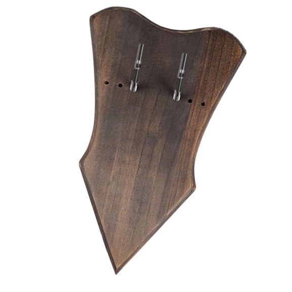 Wood Blade Display Stand Vertical Hanging Rack Adjustable Hooks for Sword Model Wall Decoration
