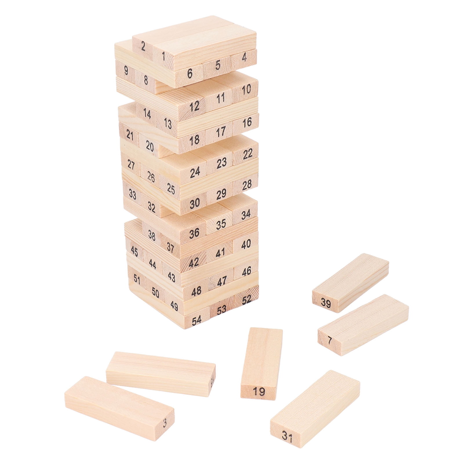 Wood Block Stacking Game, Avoid Scratching Smoothing Surfaces Wooden