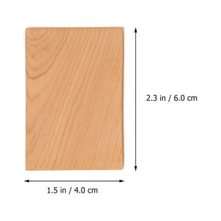 NBEADS 20 Pcs Unfinished Wood Pieces, Rectangle Blank Wooden Sheets 4×1.6  Inch Blank Pine Wood Sheets Craft Wood Board for DIY Cards Arts Craft