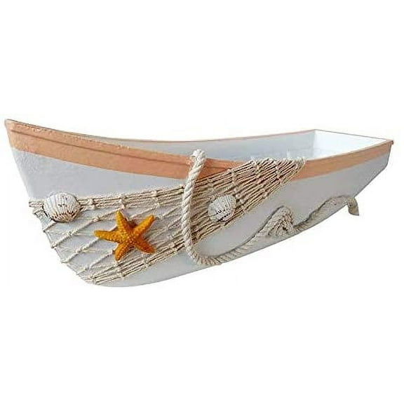 Wood Boat Nautical Themed Home Decorating Toy Figure Decorative Ornament (Boat-e)