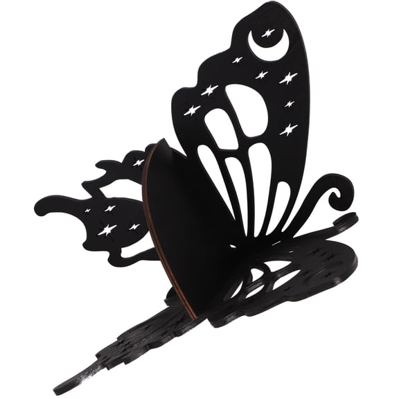 TABLZONE Wooden Butterfly Corner Shelf Wall Mounted Storage Rack for Home Decor and Organization
