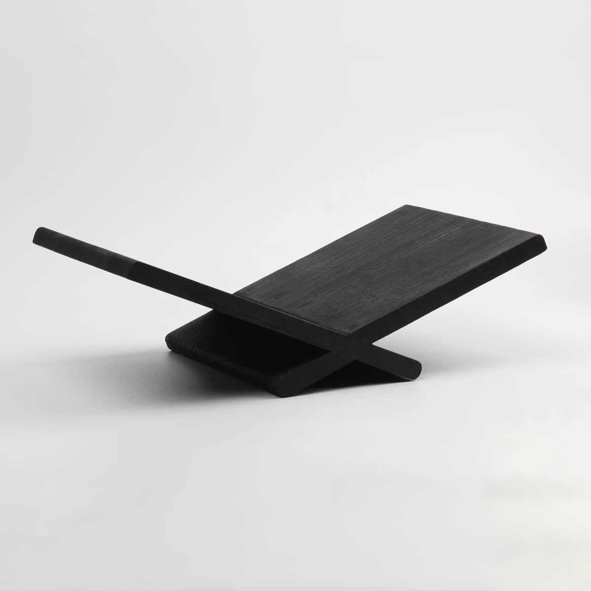 Wooden X-Shaped Book Stand - Large Display Holder For Cookbooks, Bibles, Tablets, Decor For Home & Office