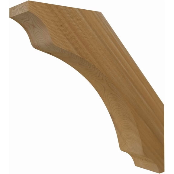 Wood Brace 64T1 Smooth Finish -Projection 16" -Height 16" -Thickness 3 1/2" by Timber Build