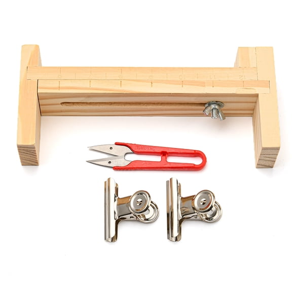 Wood Bracelet Jig Adjustable Paracord Jig Wristband Maker U Shape Clear Scale Bracelet Jig Maker DIY Wristband Rope Knot Fixing