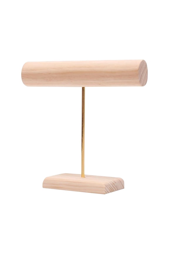 Wood Bracelet stand with Base Vertical Bangle Holder Organizer for Necklace Home M