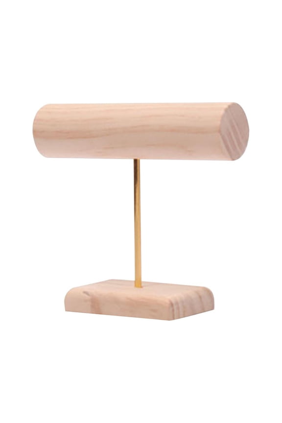 Wood Bracelet stand with Base Vertical Bangle Holder Organizer for Necklace Home S