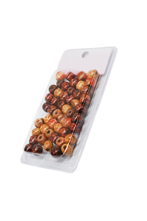 Wood Braid Hair Beads Loose Hair Jewelry Dreadlock Bead Braid Large Hole Hair Jewelry For Braid Punk Bead