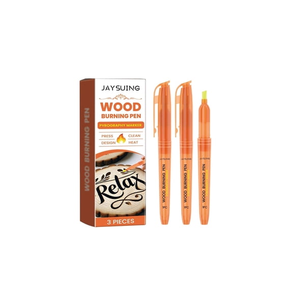 Wood Burning Coking Marker Pen Art Wood Pyrography Pen Burning Effect Pen Wood Marking Pen